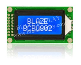 8 x 2 Serial Character LCD Display Modules BLD