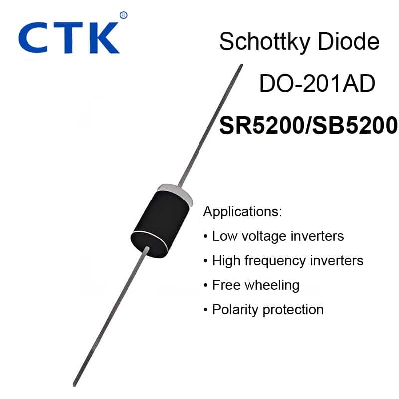 SR5200/SB5200 DO-201AD Schottky diode - Imperial Herkules GmbH