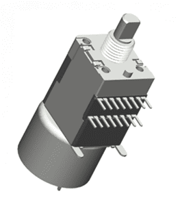 RM16X3 motorized rotary potentiometer