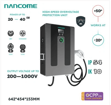 Wall Ev Charging Station 20-40 KW