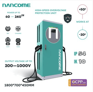Dc Fast Ev Charger With Ocpp