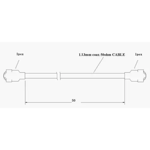 Ipex+Ipex+RF1.13 50MM