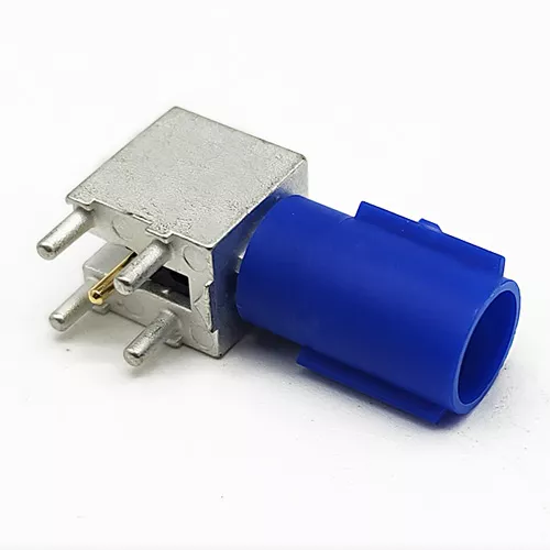 Fakra RA male PCB connector 