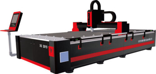 Single table laser cutting machine