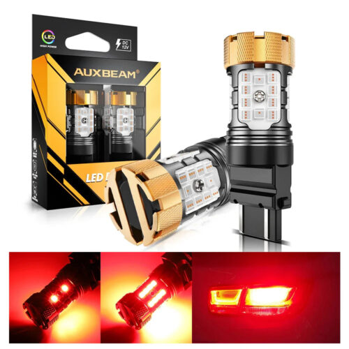 For 2000-2004 Ford F-350 Super Duty 9007 LED Headlight Bulbs - Tail Light Red