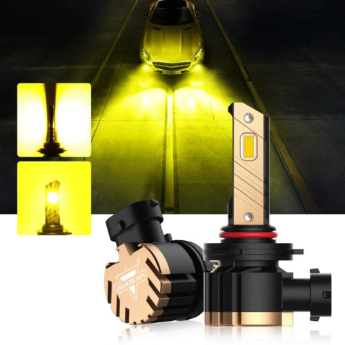 GX Series 2020 Ford F-250 Super Duty LED Headlight Bulbs H13 High & Low Beam Bundle -  9005 Fog light 3500K Yellow