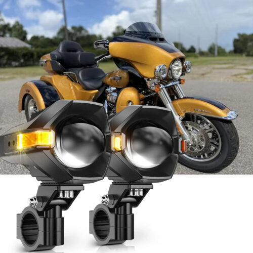 2023 Harley-Davidson Tri-Glide Motorcycle LED Spotlight Light 3+5 Light Modes MT8 Series