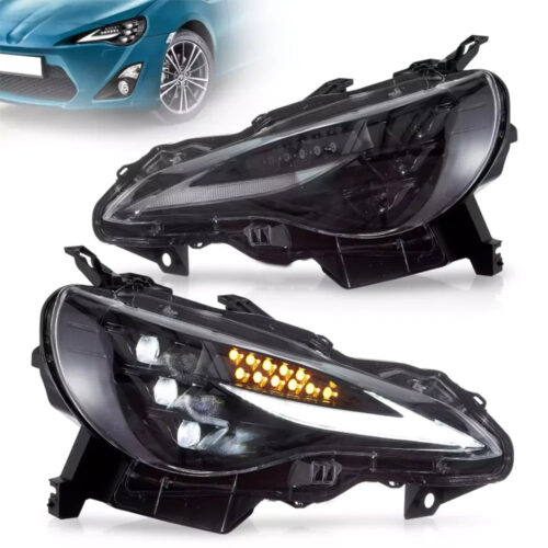 LED Headlight Assembly For 2012-2021 Toyota 86/GT86, Subaru Brz, Scion Frs W/Triple LED Projector
