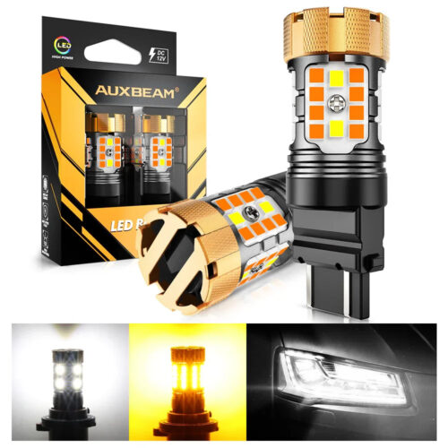 For 2011-2015 Ford F-350 H13 LED Headlight Bulbs - Front Turn Signal Light Switchback