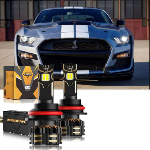 For 2000 Ford Mustang (BASE/GT/SVT COBRA R) 9007 LED Headlight Bulbs - 9007 High & Low Beam
