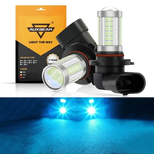 H10 9145 9140 HB3 LED Fog Light/DRL 50W 4000LM Ice Blue 33LED Series | 2 Bulbs - ICE Blue / (2pcs)H10/9145/9140 [C15 model]-