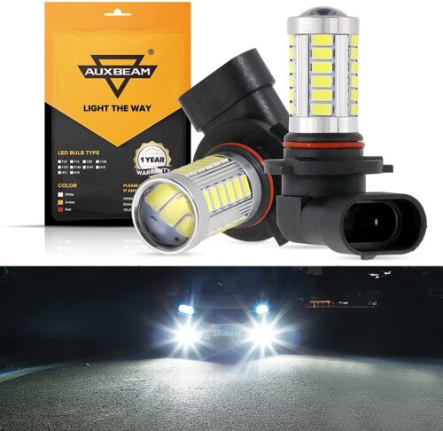 H10 9145 9140 HB3 LED Fog Light/DRL 50W 4000LM 6500K White 33LED Series | 2 Bulbs - Cool White / (2pcs)H10/9145/9140 [C15 model]-