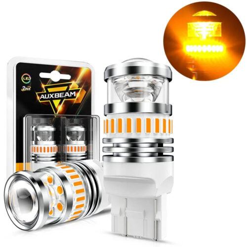 T20 7443 7440 LED Turn Signal Light Rear/Front, Side Marker Light Bulbs 11W 4000LM 3500K Amber B1 Series | 2 Bulbs - Amber / - / 4PCS