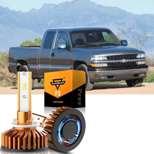 For 2000-2002 Chevrolet Silverado 1500 9005 9006 LED Headlight Bulbs Bundle - Fog Light 6500K White