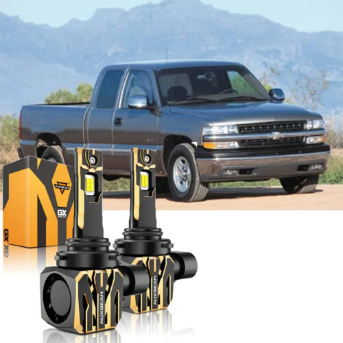 For 2000-2002 Chevrolet Silverado 1500 9005 9006 LED Headlight Bulbs Bundle - Low Beam