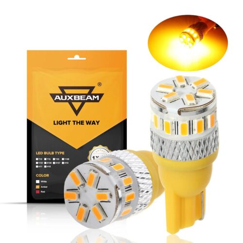 For 2001-2004 Ford Ranger 9007 LED Headlight Bulbs - Front Signal Marker Light 3000K Amber