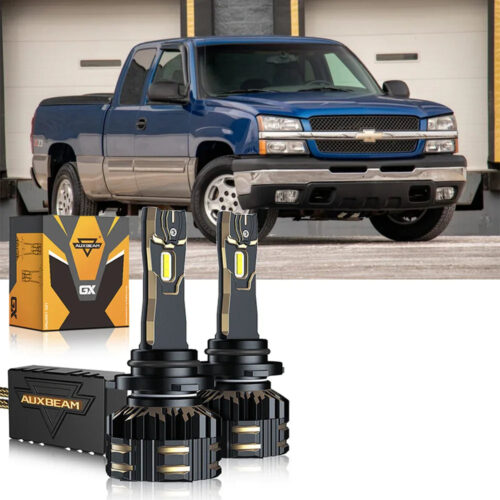 Fro 2003-2006 Chevrolet Silverado 1500 9005 9006 LED Headlight Bulbs Bundle - 9006 Low Beam