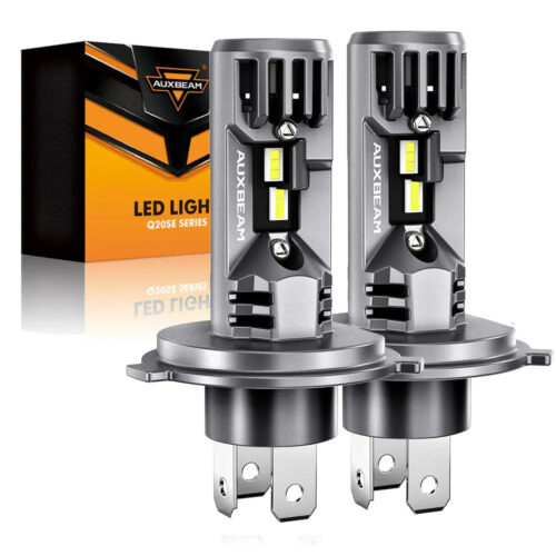 H4/HS1 LED Headlight Bulb Q20 Series 1:1 Halogen Size 9003/HB2 High Low Dual Beam for Motorcycle Car Truck ATV UTV Snowmobile | 2 Bulbs