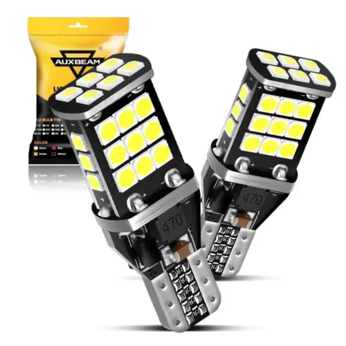 Fro 2003-2006 Chevrolet Silverado 1500 9005 9006 LED Headlight Bulbs Bundle - Cargo Light 6500K White