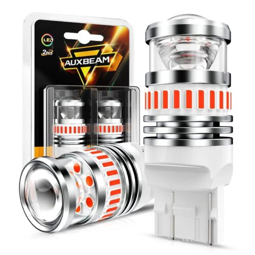 T20 7443 7440 LED Brake/Tail Light Bulbs 11W 4000LM Red B1 Series | 2 Bulbs - Red / - / 2PCS
