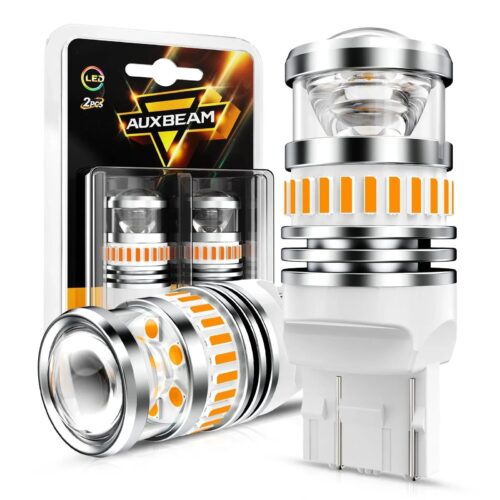 T20 7443 7440 LED Turn Signal Light Rear/Front, Side Marker Light Bulbs 11W 4000LM 3500K Amber B1 Series | 2 Bulbs - Amber / - / 2PCS