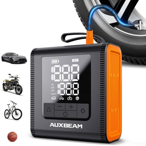 🆕Model-H4 PRO 19mm Cylinder Portable Car Tire Inflator Air Compressor Pump for Pickup Truck Car Motorcycle Bike Ball