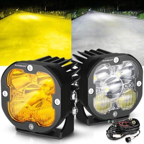 XP-ULTRA Series 3 Inch 80W Combo Beam LED Pods Amber&White Offroad Lights